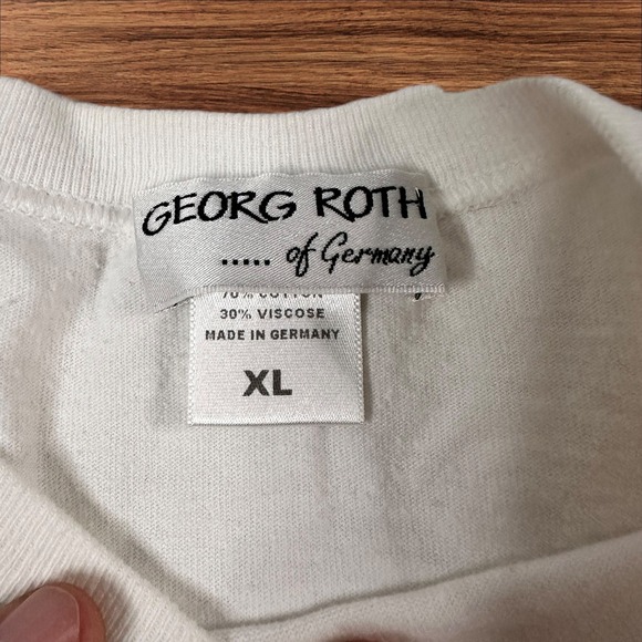 Georg Roth of Germany T-Shirt Abstract Design Cotton Blend XL - Picture 1 of 6